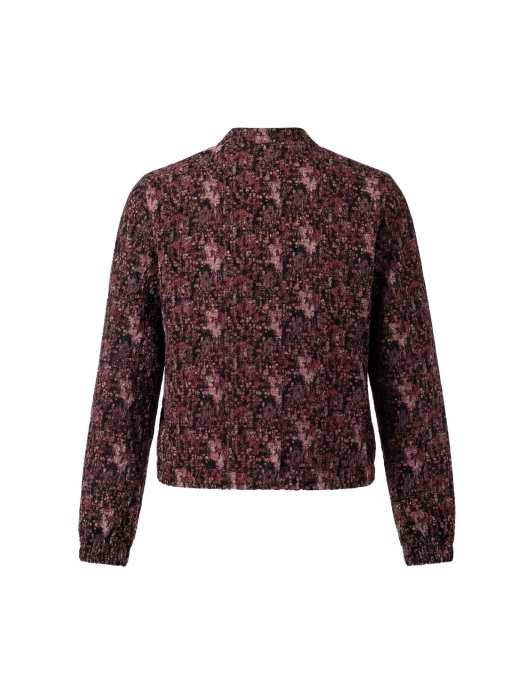 Sarto Fashion Jacket buttons t1002 navy-wine metallic jacquard