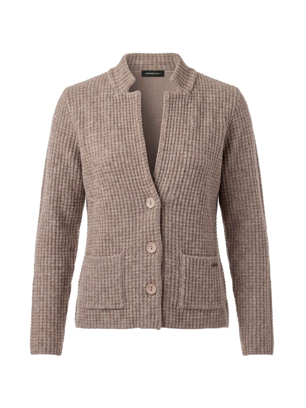 Sarto Fashion Cardigan stand up o-neck t433 portobello