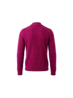 Sarto Fashion Cardigan stand up o-neck t288 wine red