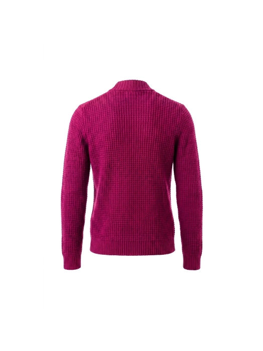 Sarto Fashion Cardigan stand up o-neck t288 wine red
