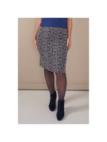 Sarto Fashion Skirt jacquard t1200 navy-iris-offwhite+jacquard