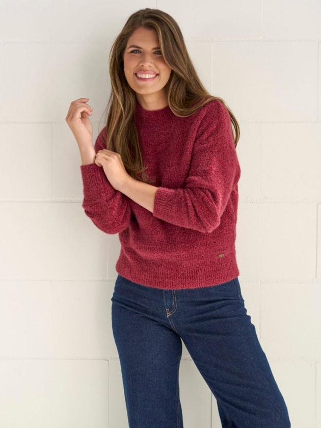 Sarto Fashion Spencer rollcollar t288 wine red