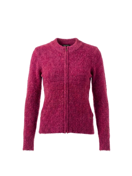 Sarto Fashion Cardigan zipper t288 wine red