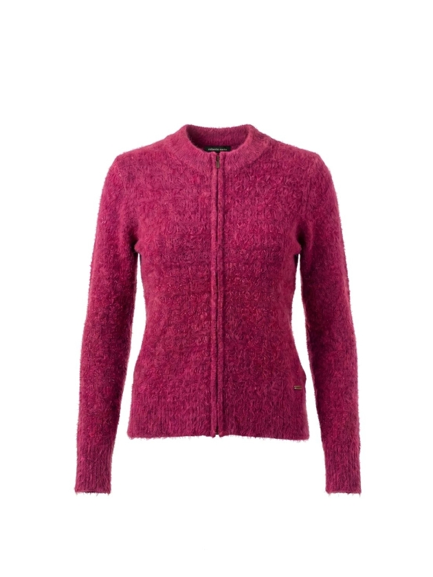 Sarto Fashion Cardigan zipper t288 wine red