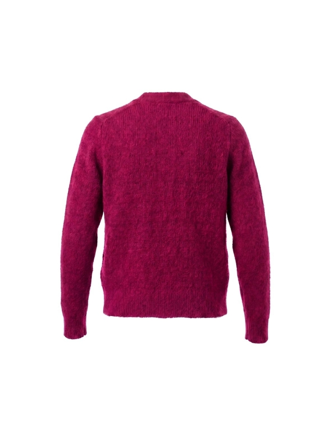 Sarto Fashion Cardigan zipper t288 wine red