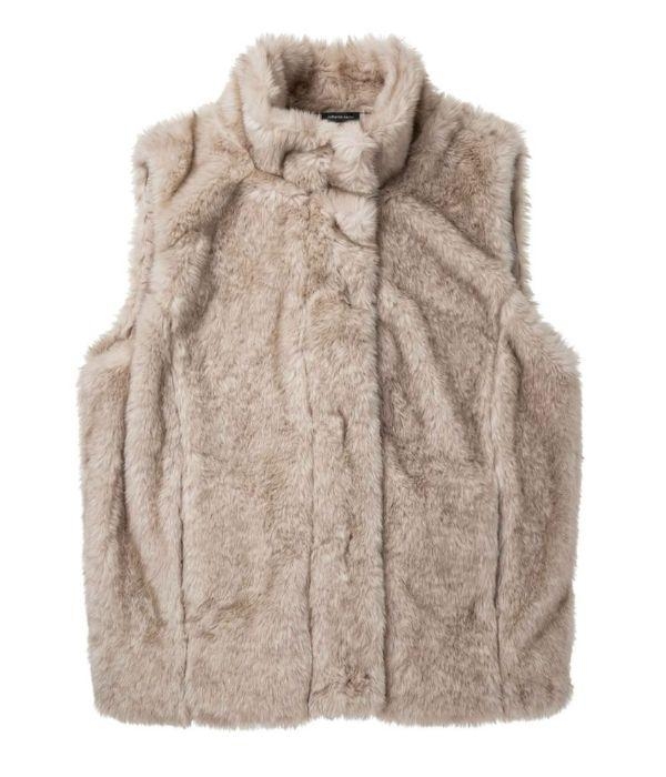 Sarto Fashion Gilet fake fur t070 ivory