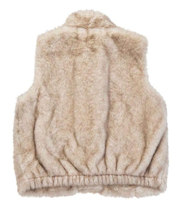Sarto Fashion Gilet fake fur t070 ivory