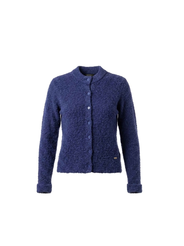 Sarto Fashion Cardigan turtle collar t866 iris