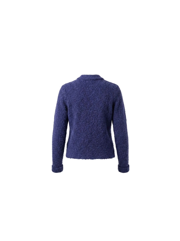 Sarto Fashion Cardigan turtle collar t866 iris