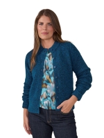 Sarto Fashion Cardigan turtle collar t755 night sky