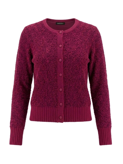 Sarto Fashion Cardigan bouclé t270 berry juice