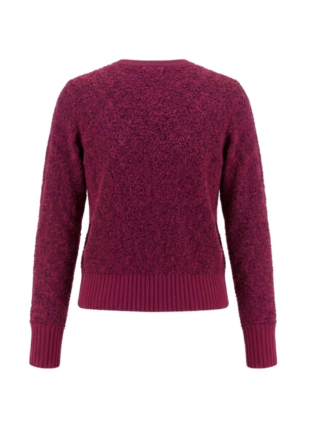 Sarto Fashion Cardigan bouclé t270 berry juice