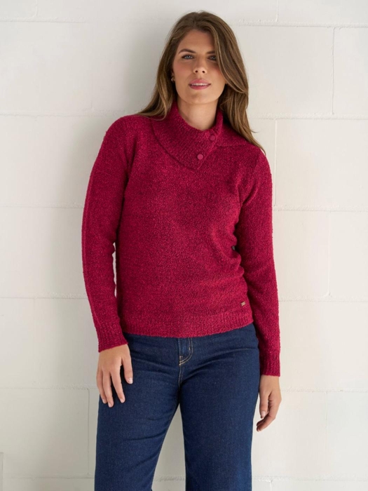 Sarto Fashion Pullover bouclé t270 berry juice