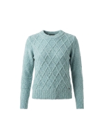 Sarto Fashion Pullover o-neck cable t630 opal green