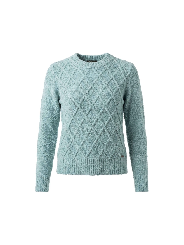 Sarto Fashion Pullover o-neck cable t630 opal green