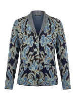 Sarto Fashion Cardigan shawlcollar jacquard t1731 opal gr-night sky+ ornament
