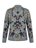 Sarto Fashion Cardigan shawlcollar jacquard t1731 opal gr-night sky+ ornament