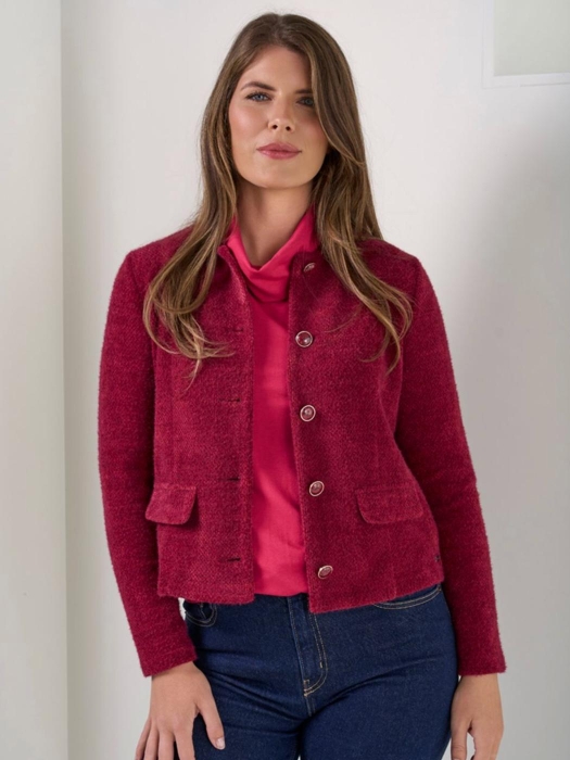Sarto Fashion Jacket o-neck t270 berry juice