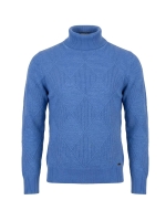 Sarto Fashion Pullover rollcollar t733 ice blue