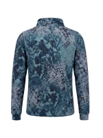 Sarto Fashion Pullover stand-up with cord t1820 opal green+ blurred mix print