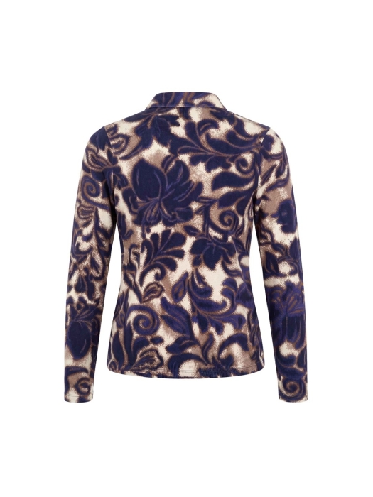 Sarto Fashion Blouson polo print t1959 iris-caramel+ ornamental prin