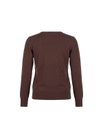 Sarto Fashion Cardigan o-neck wool t455 fudge brown