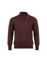Sarto Fashion Pullover split col t455 fudge brown
