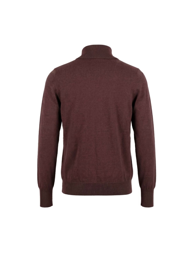 Sarto Fashion Pullover split col t455 fudge brown