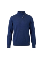 Sarto Fashion Pullover split col t780 twilight blue