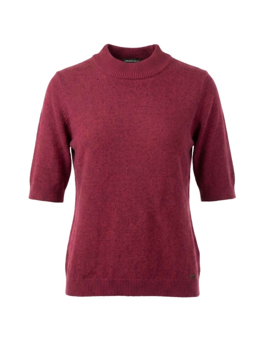 Sarto Fashion Turtleneck short sleeves t270 berry juice