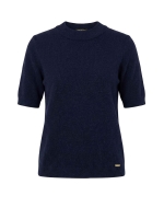 Sarto Fashion Turtleneck short sleeves t799 navy