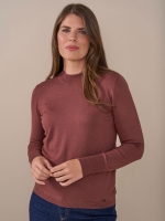 Sarto Fashion Pullover turtle t455 fudge brown