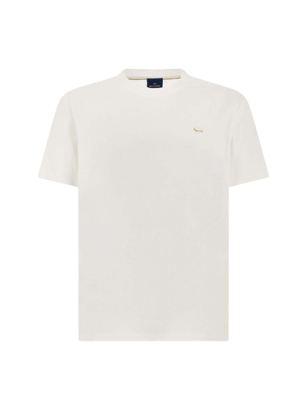 Paul and Shark Cotton jersey t-shirt 10A White