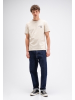 Butcher of Blue Army Brush Tee 618 beige grey