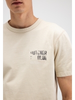 Butcher of Blue Army Brush Tee 618 beige grey