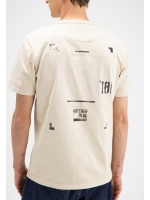 Butcher of Blue Army Brush Tee 618 beige grey