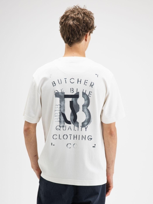 Butcher of Blue Mercer Layer Loose Tee 112 titan white