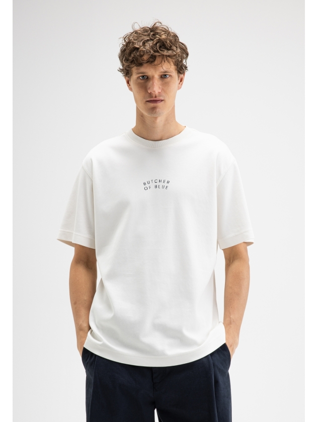 Butcher of Blue Mercer Layer Loose Tee 112 titan white