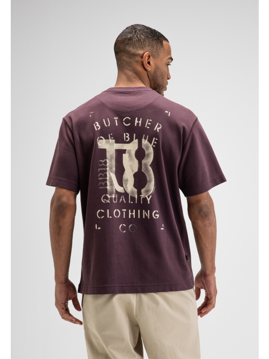 Butcher of Blue Mercer Layer Loose Tee 845 pascha purple