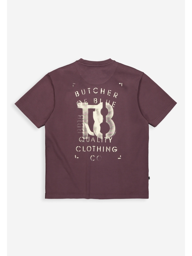 Butcher of Blue Mercer Layer Loose Tee 845 pascha purple