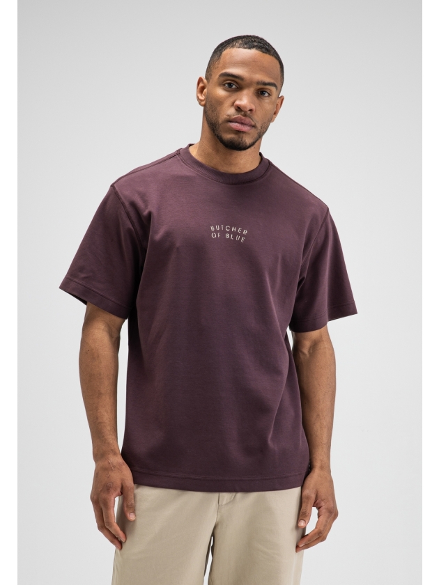 Butcher of Blue Mercer Layer Loose Tee 845 pascha purple