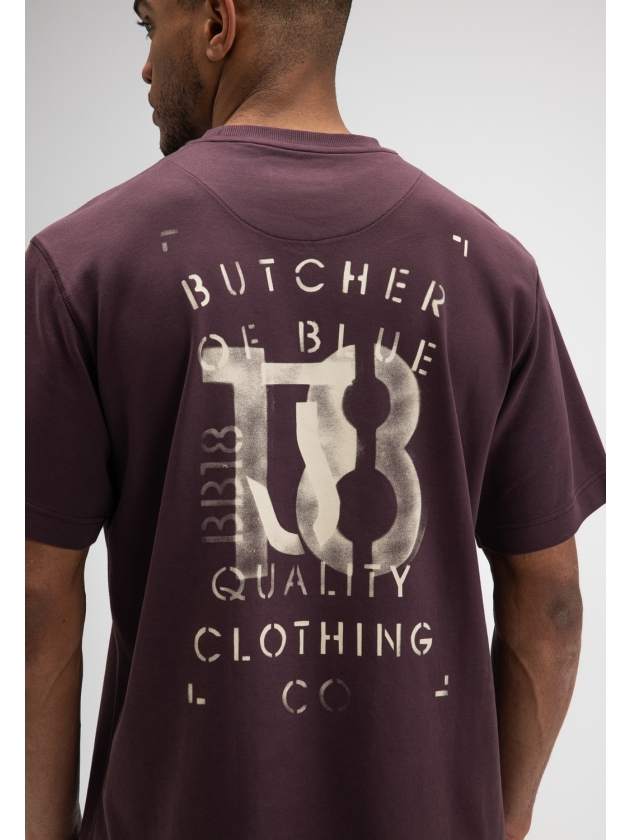 Butcher of Blue Mercer Layer Loose Tee 845 pascha purple