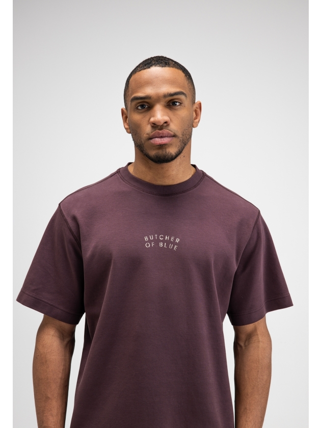 Butcher of Blue Mercer Layer Loose Tee 845 pascha purple