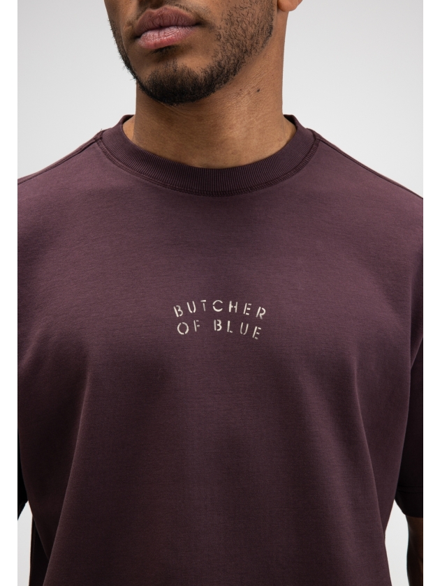 Butcher of Blue Mercer Layer Loose Tee 845 pascha purple