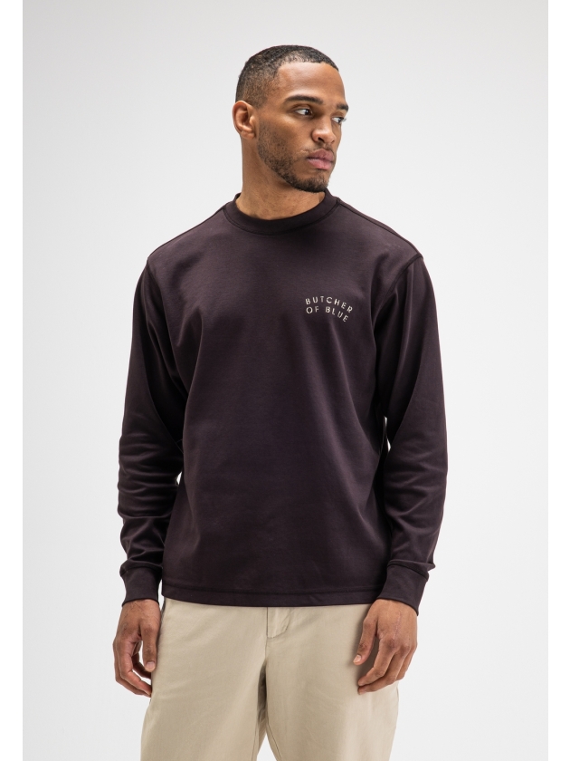 Butcher of Blue Mercer Layer Tee LS 694 topaz brown