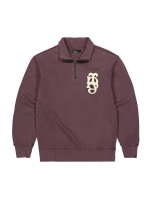 Butcher of Blue Logo Half Zip 845 pascha purple