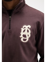 Butcher of Blue Logo Half Zip 845 pascha purple