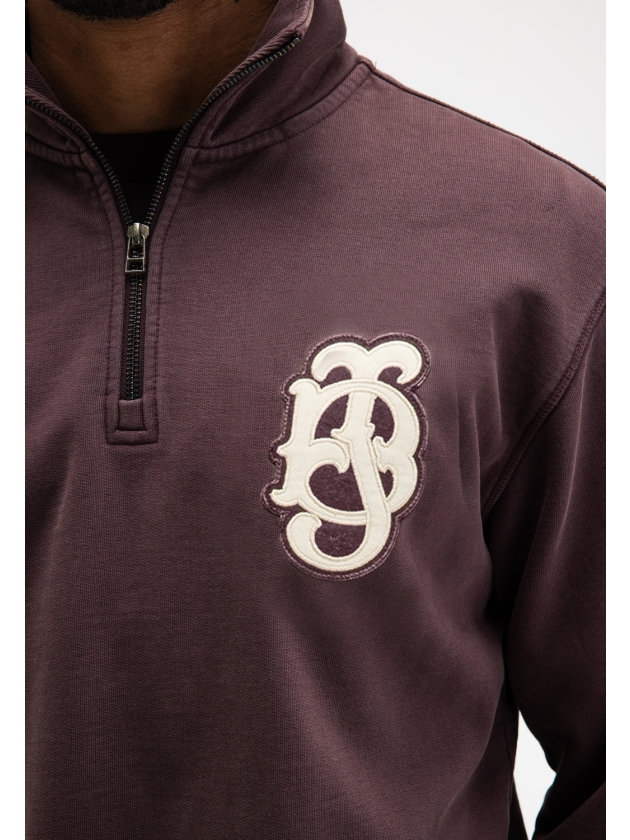 Butcher of Blue Logo Half Zip 845 pascha purple