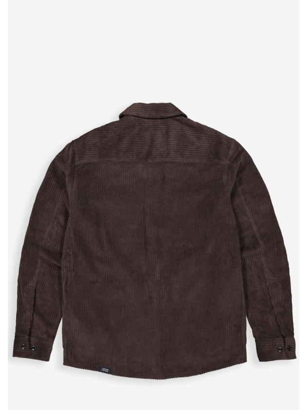 Butcher of Blue Colby Cord Overshirt 694 topaz brown