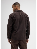Butcher of Blue Colby Cord Overshirt 694 topaz brown
